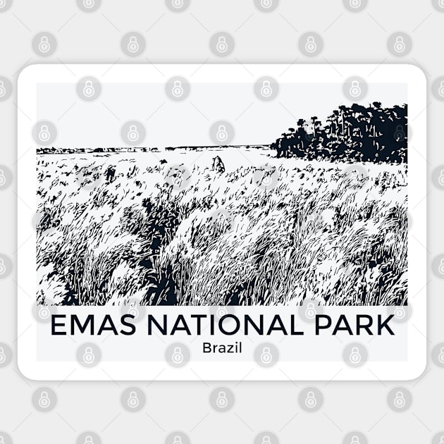 Emas National Park - Brazil Sticker by Lakeric